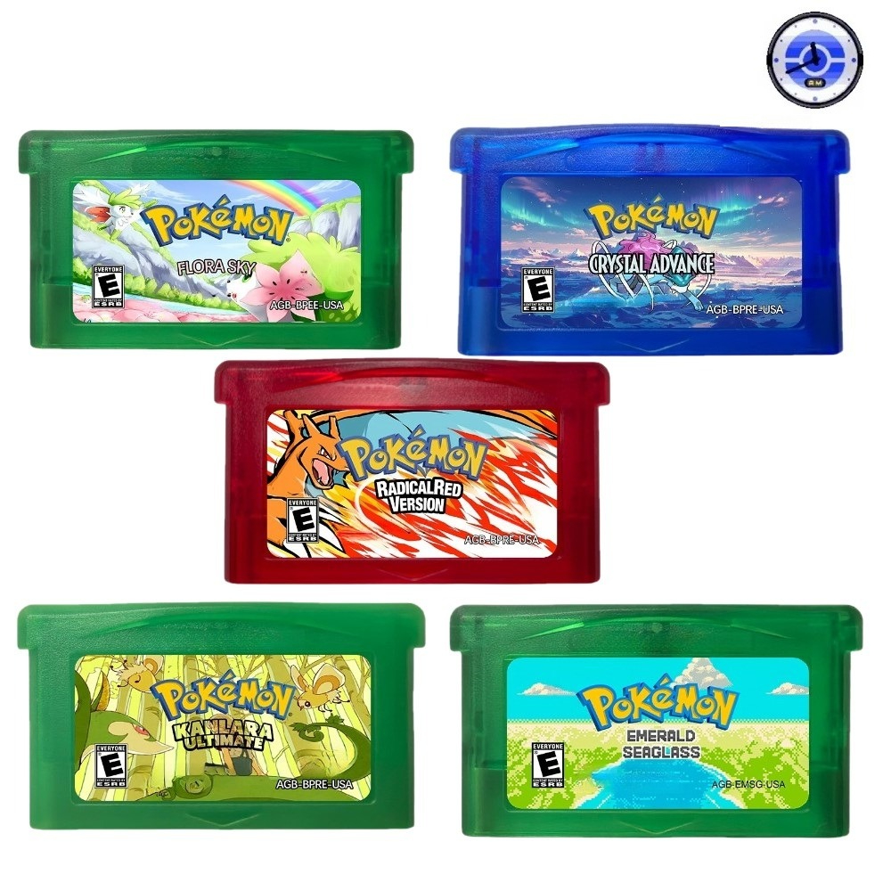 Rom Cartridge Flash - RTC English Game Cartridge Pokemon Flora