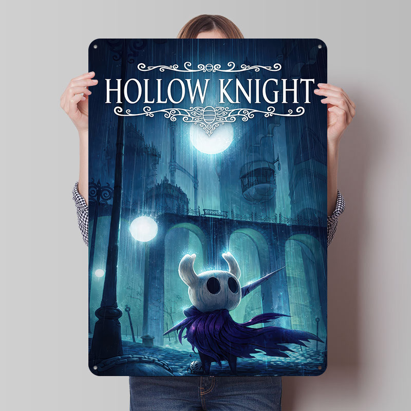 Hollow Knight Game Cover Art M - Retro Knight Gaming recensie en prijs