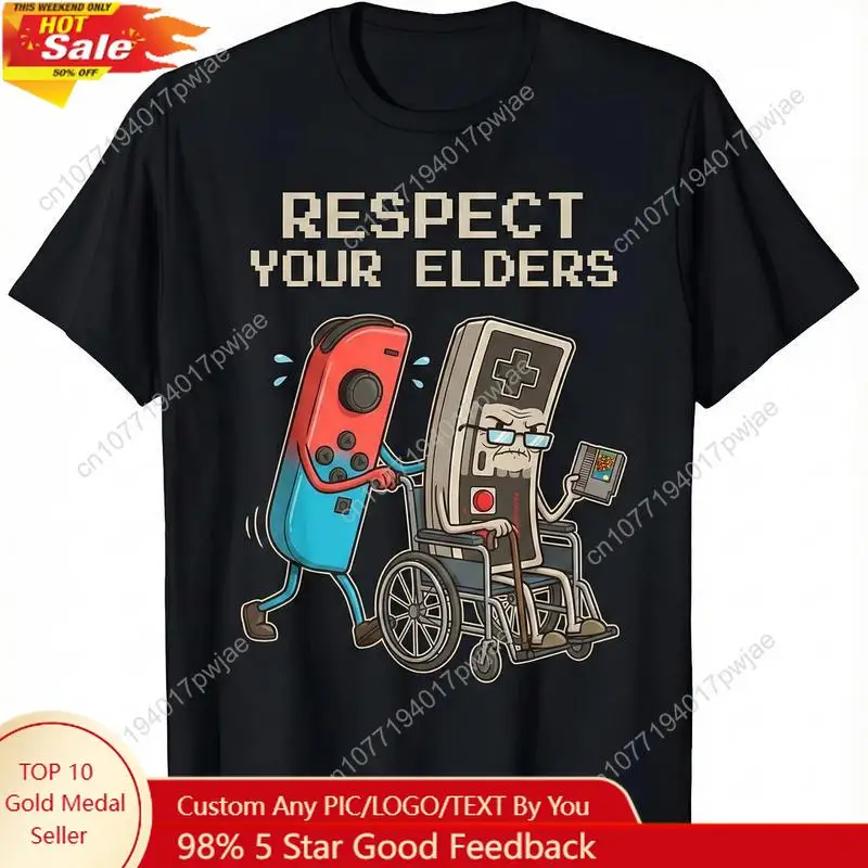 Funny Retro Gamer Graphic T-Sh - Retro Gaming Console recensie en prijs