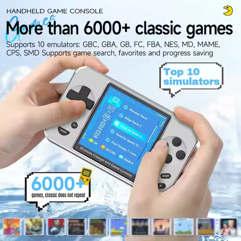 5000mAh 15W Fast Wireless Char - Retro Gaming Power Bank recensie en prijs