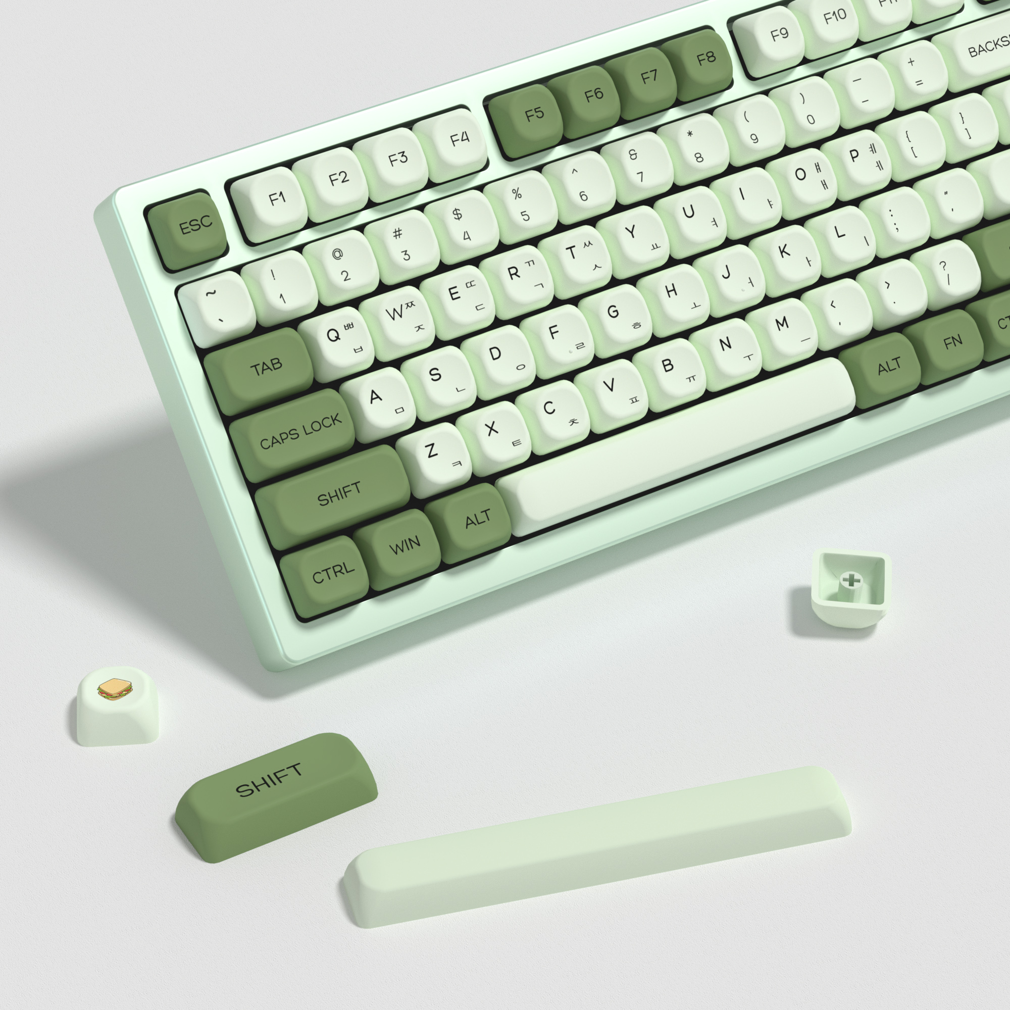 KBDiy Matcha Korean Keycap Gre - Retro Gaming Laptop recensie en prijs