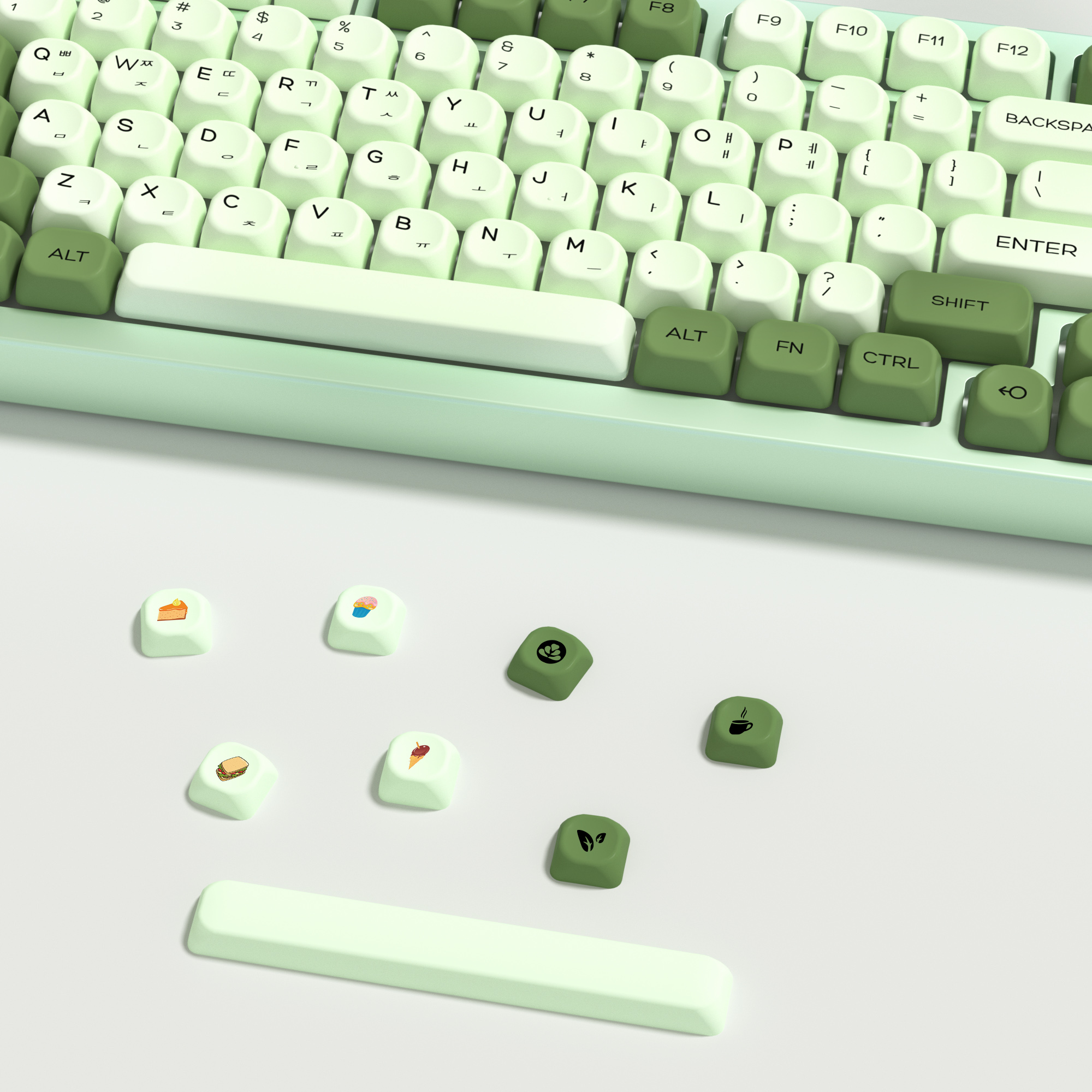 KBDiy Matcha Korean Keycap Gre - Retro Gaming Laptop recensie en prijs