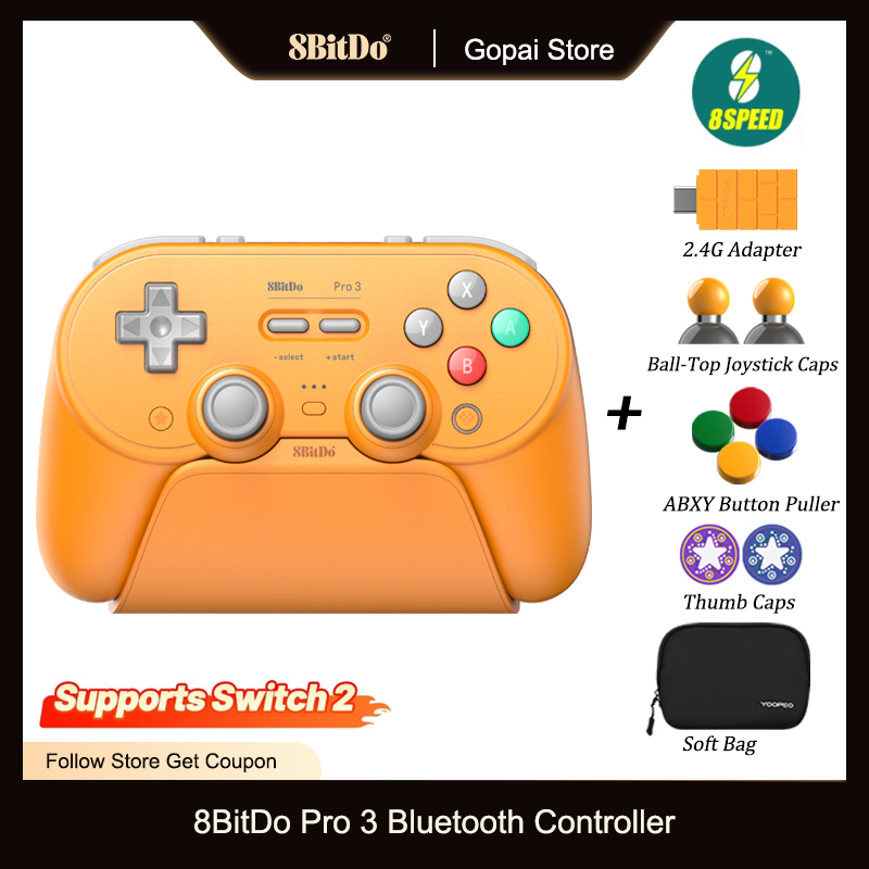 8BitDo Pro 3 Bluetooth Control - Nes Controller Usb recensie en prijs