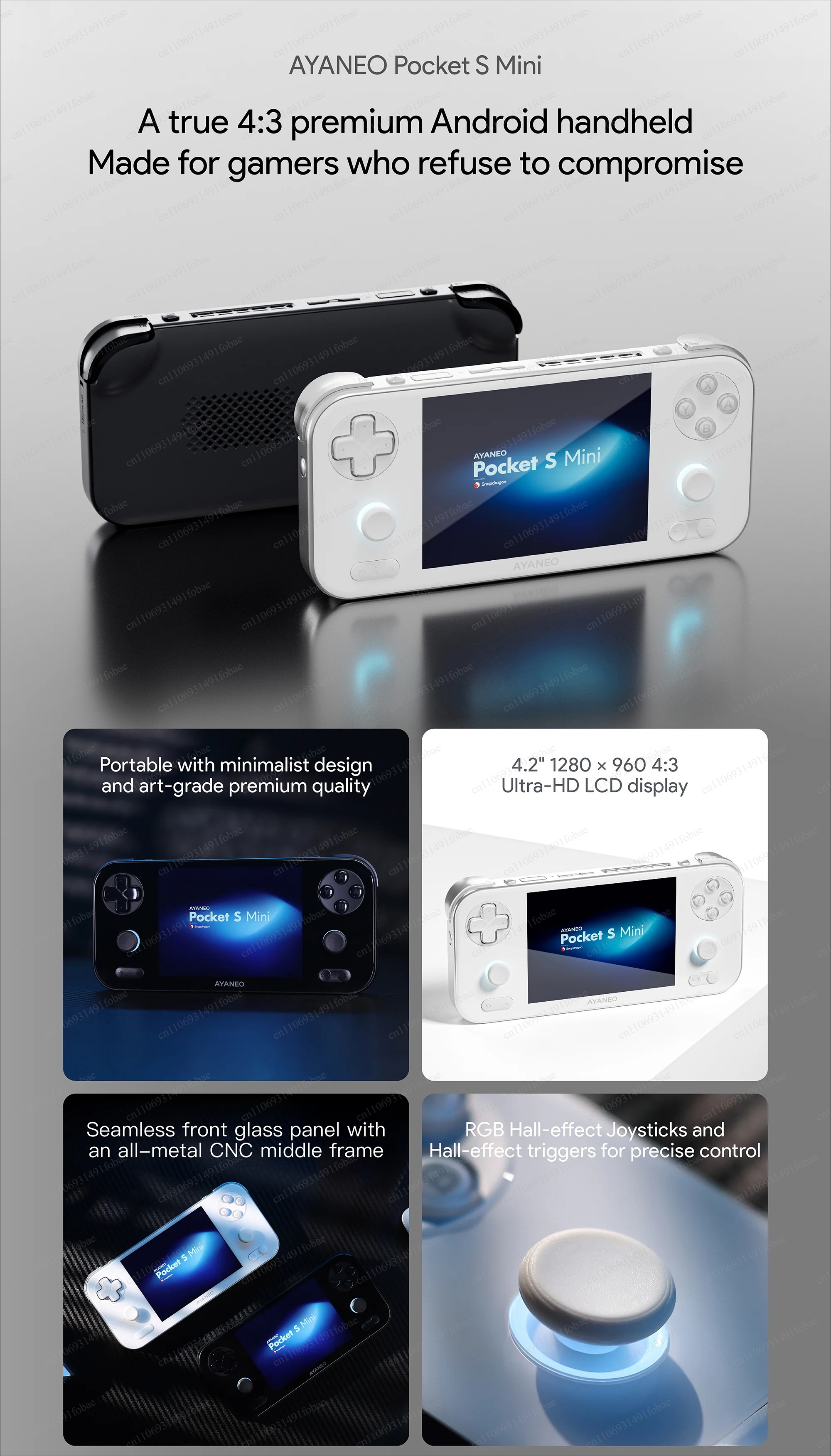 AYANEO Pocket S Mini Retro Han - Retro Gaming Console recensie en prijs