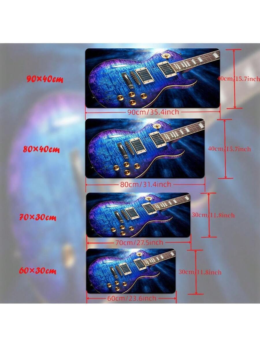 Retro Blue Guitar Design Mouse - Retro Gaming Laptop recensie en prijs