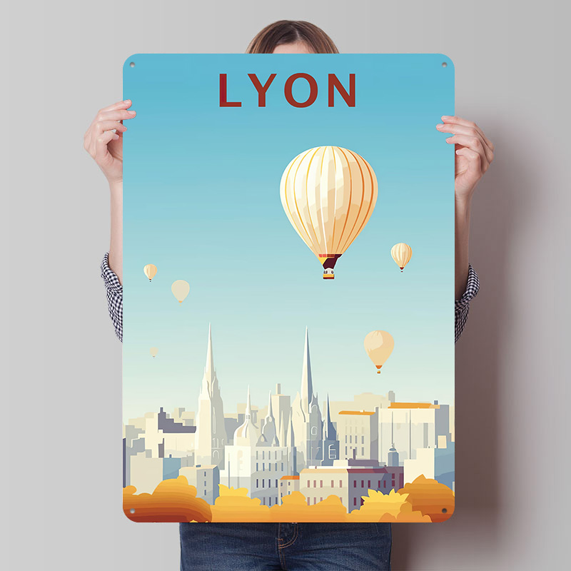 Travel to Lyon Printed Poster  - Retro Gaming Lyon recensie en prijs