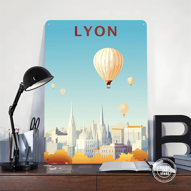 Travel to Lyon Printed Poster  - Retro Gaming Lyon recensie en prijs
