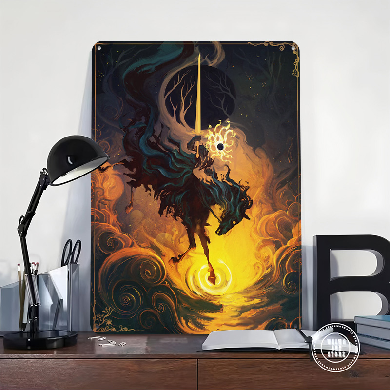 The Eclipse Knight Metal Poste - Retro Knight Gaming recensie en prijs