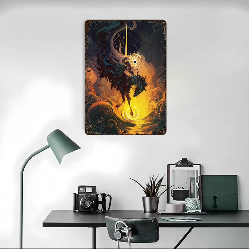 The Eclipse Knight Metal Poste - Retro Knight Gaming recensie en prijs