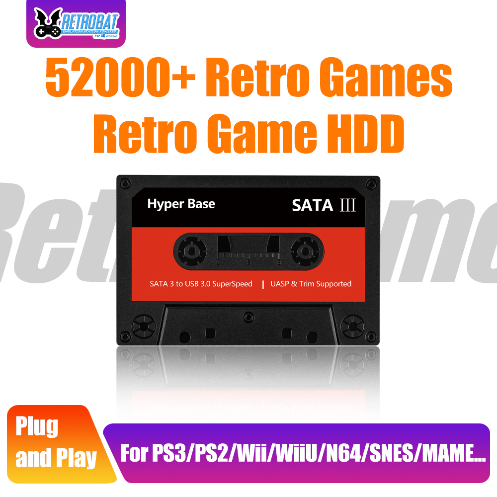 500GB/2TB Gaming HDD Batocera  - Retro Gaming Windows recensie en prijs