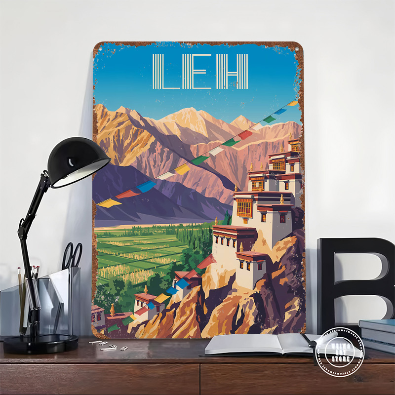 Leh India Travel Printed Poste - Retro Gaming India recensie en prijs