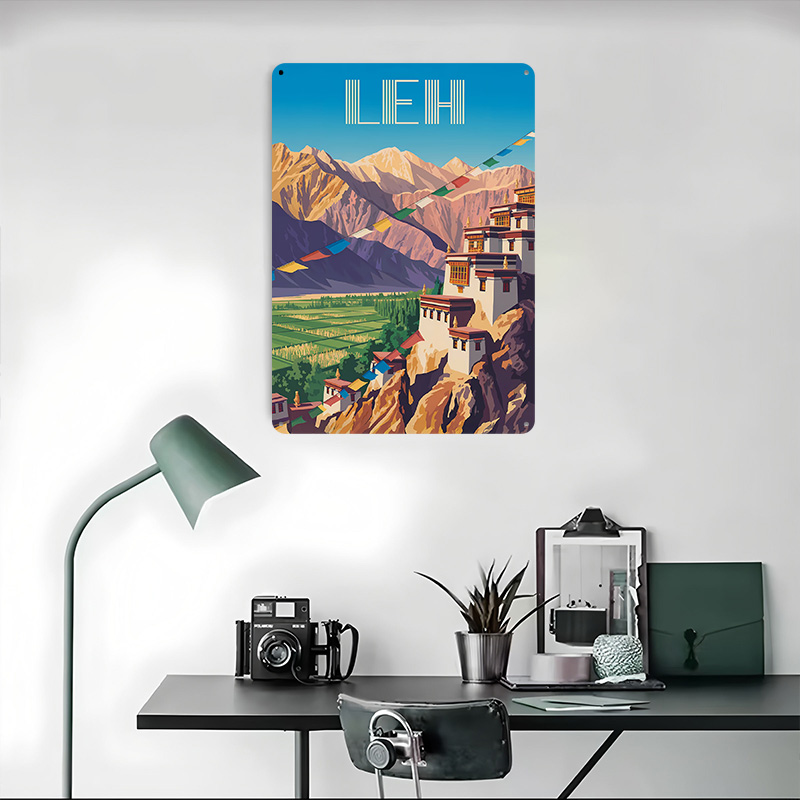 Leh India Travel Printed Poste - Retro Gaming India recensie en prijs