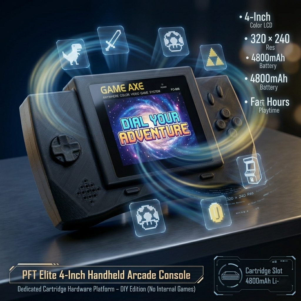 PFT Elite 4-Inch Handheld Arca - Retro Gaming Console recensie en prijs