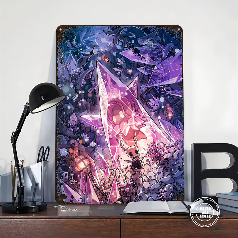 Hollow Knight Game Tinplate Po - Retro Knight Gaming recensie en prijs