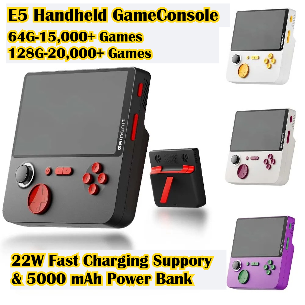 E5 Handheld Video Game Console - Retro Gaming Power Bank recensie en prijs