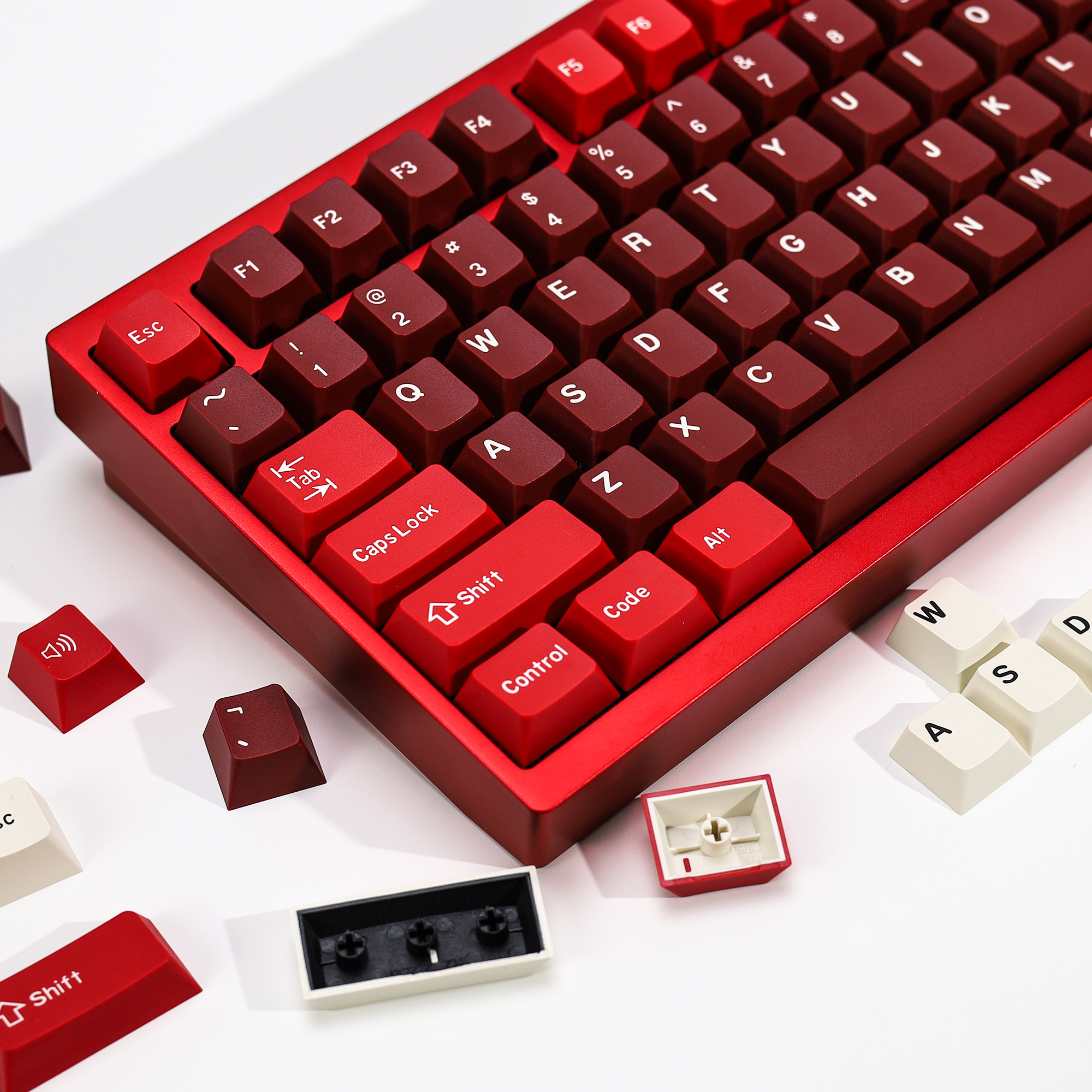 KBDiy GMK Jamon Keycap Red Ret - Retro Gaming Laptop recensie en prijs