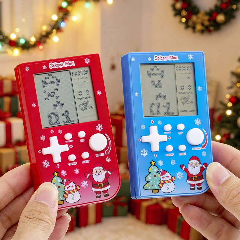Santa & Snowman Print Brick Ga - Retro Gaming Handheld Console recensie en prijs
