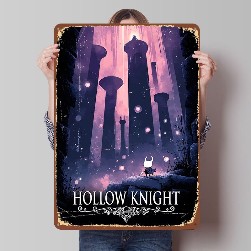 Hollow Knight Game Printed Pos - Retro Knight Gaming recensie en prijs