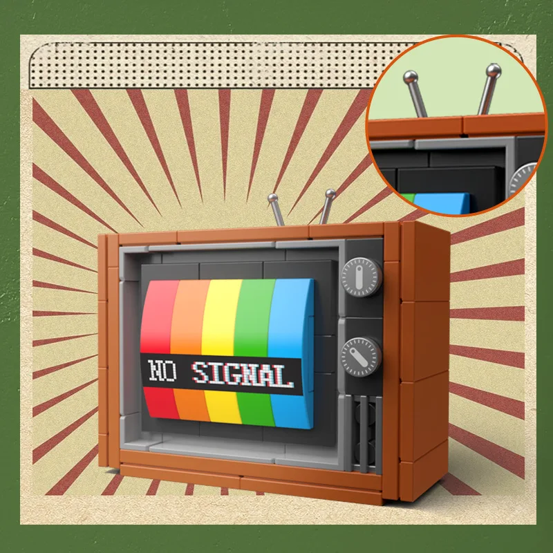Retro DIY Building Blocks TV R - Retro Gaming Console recensie en prijs