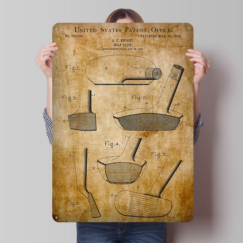 Patent Drawing Knights Golf Cl - Retro Knight Gaming recensie en prijs
