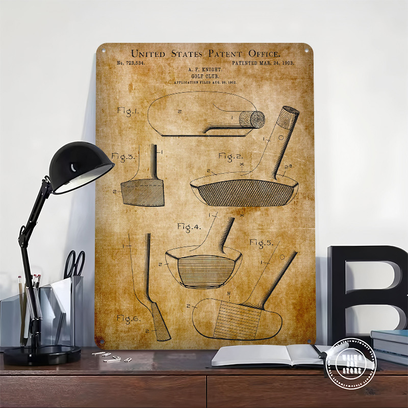 Patent Drawing Knights Golf Cl - Retro Knight Gaming recensie en prijs