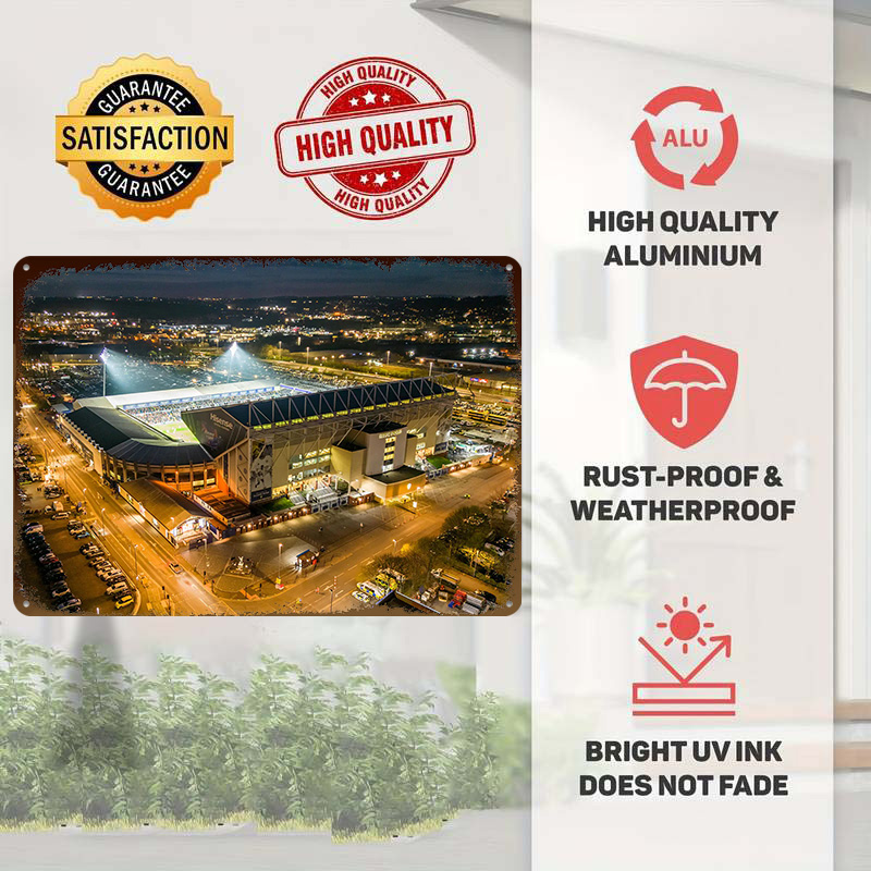 Elland Road Leeds Tin Poster C - Retro Gaming Leeds recensie en prijs