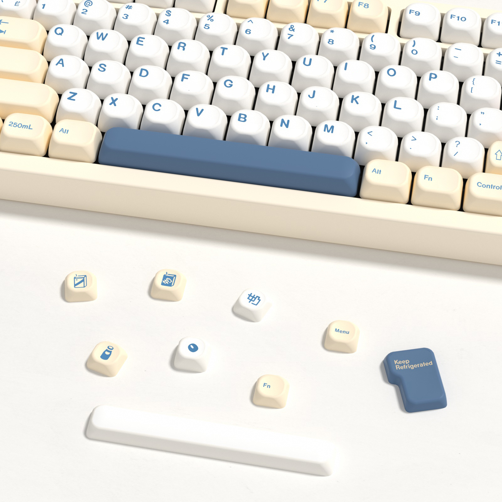 KBDiy GMK Soymilk Keycaps Retr - Retro Gaming Laptop recensie en prijs