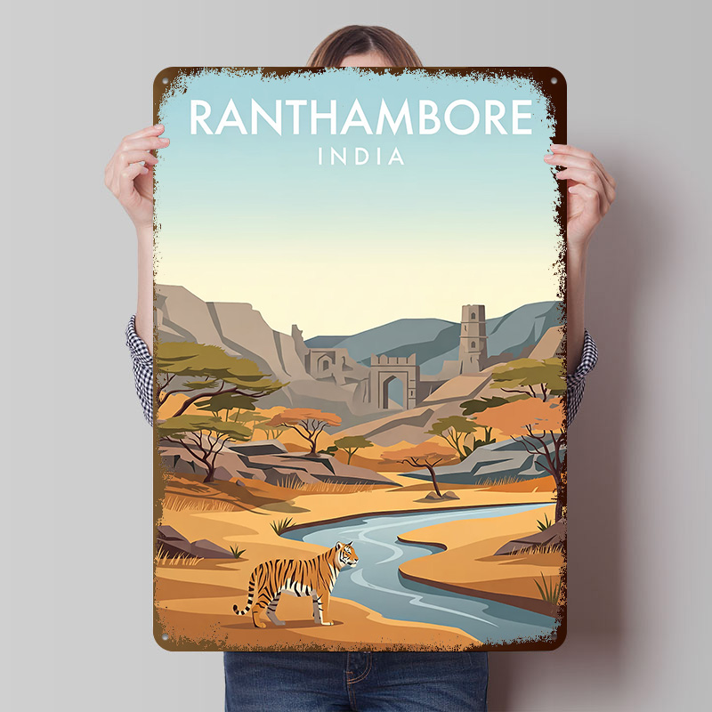 Ranthambore India Poster Custo - Retro Gaming India recensie en prijs