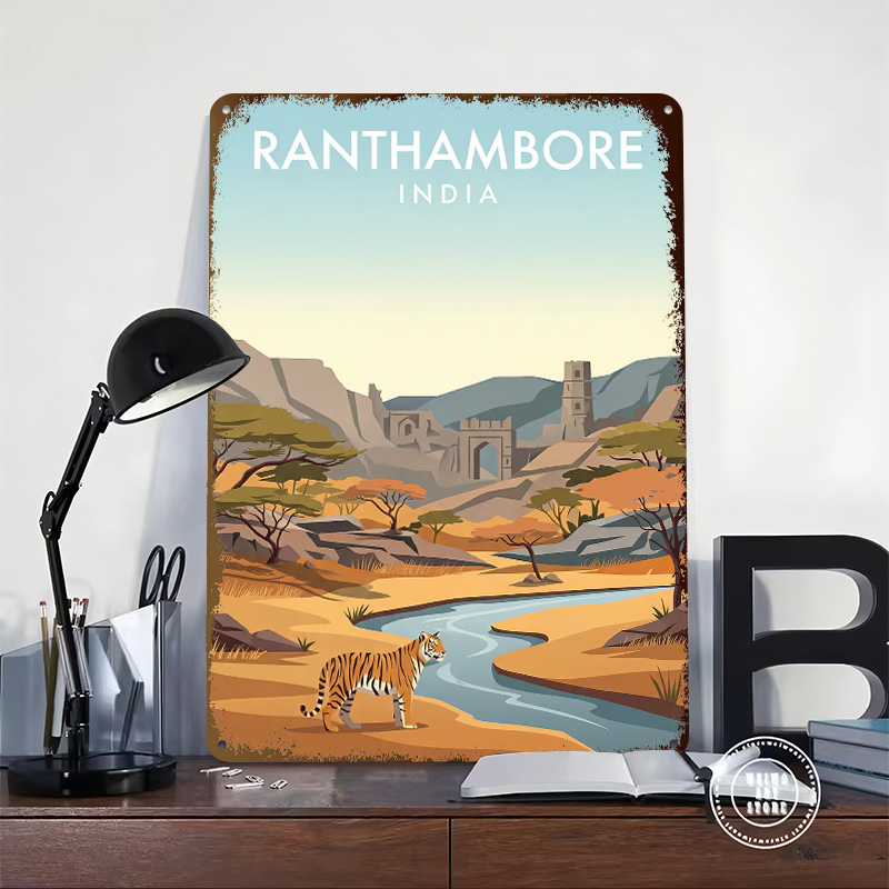 Ranthambore India Poster Custo - Retro Gaming India recensie en prijs
