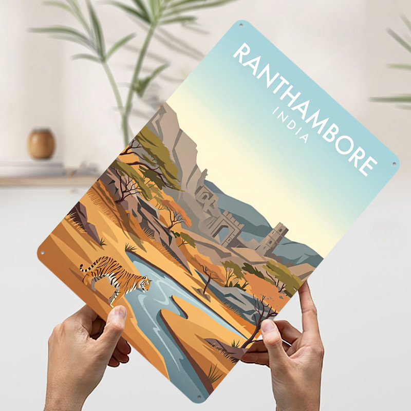 Ranthambore India Poster Custo - Retro Gaming India recensie en prijs