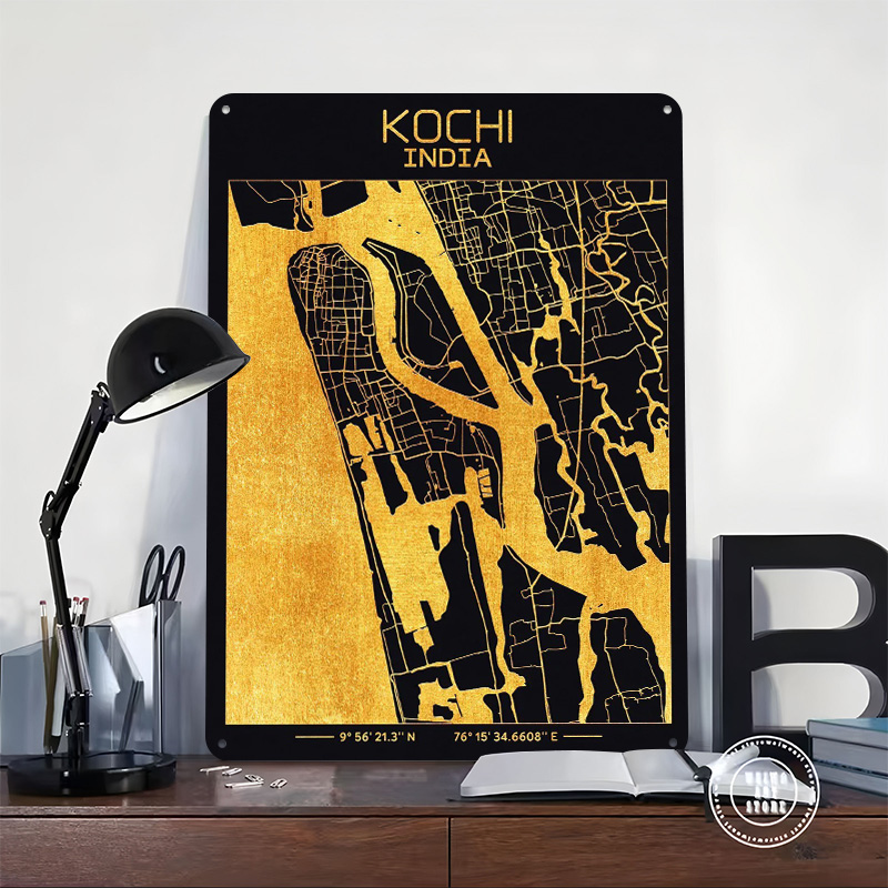 Kochi Kerala India Printed Pos - Retro Gaming India recensie en prijs