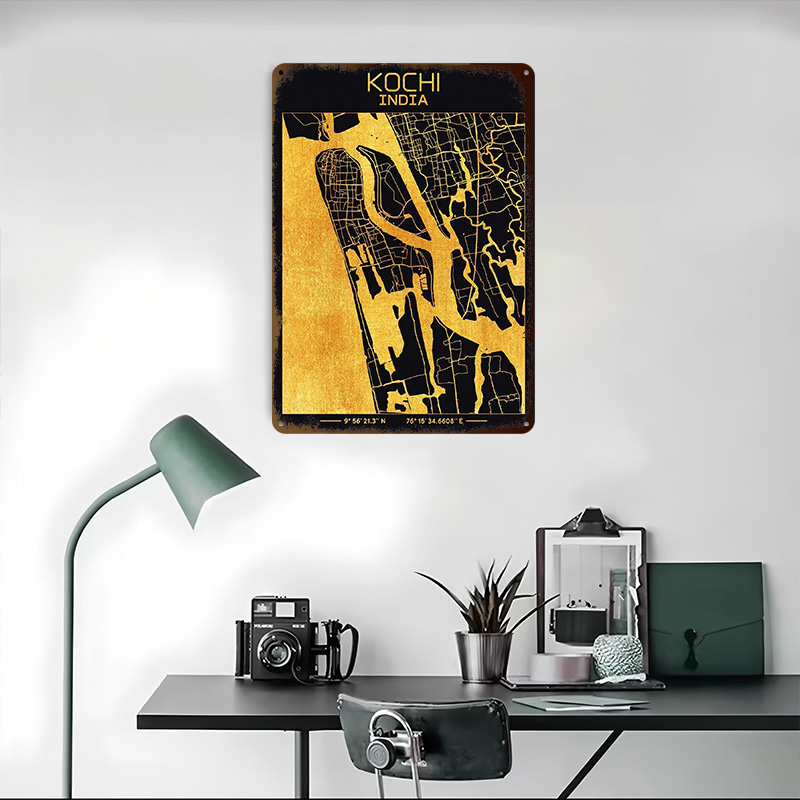 Kochi Kerala India Printed Pos - Retro Gaming India recensie en prijs